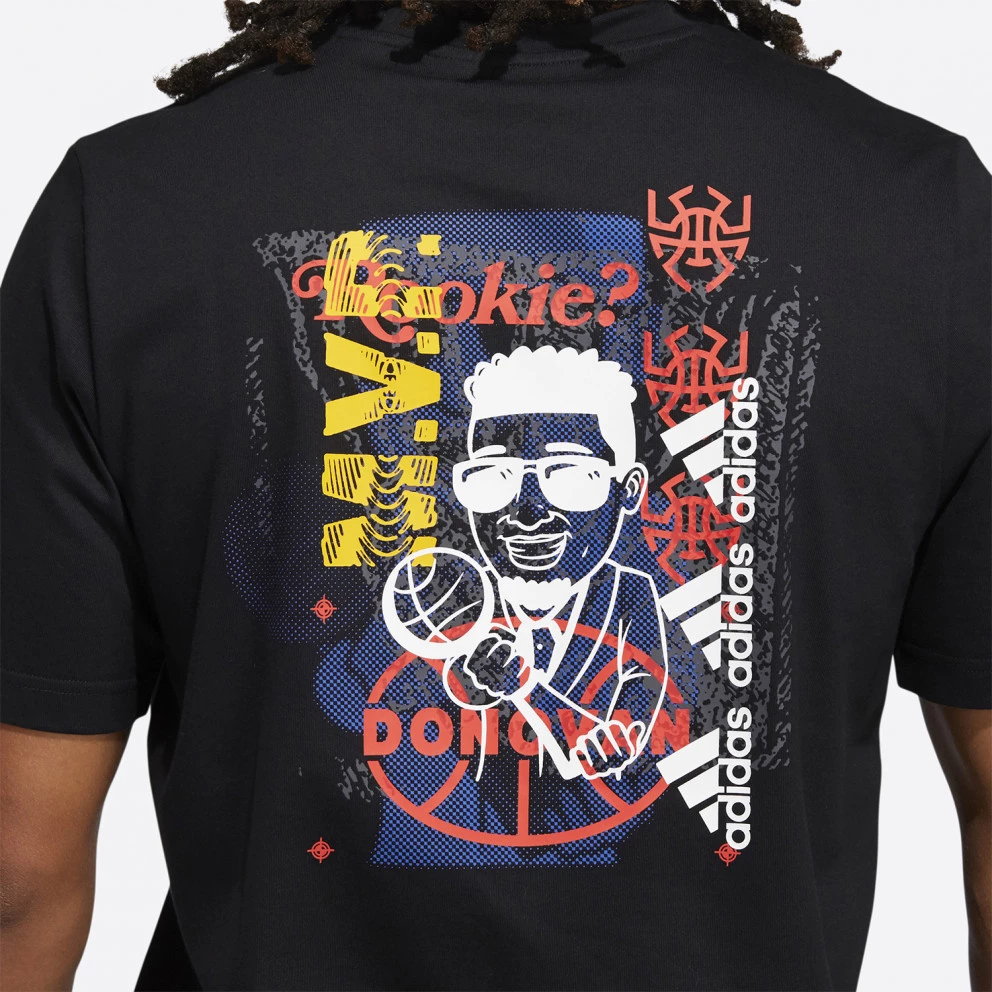 Adidas Performance Donovan Mitchell Avatar Rookie Ανδρικό T-shirt BLACK 7 Adidas Performance Donovan Mitchell Avatar Rookie Ανδρικό T-shirt BLACK - Image 5