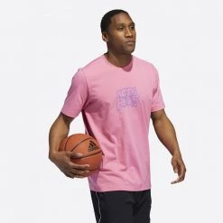 Adidas Performance Lil Stripe Hoops Ανδρική Μπλούζα ROSTON -Lifestyle Ρούχα Εκπτώσεις adidas lil stripe adi 2