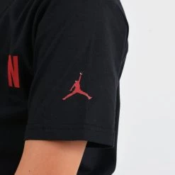 Jordan Brand Tee 5 Παιδικό T-Shirt Black -Lifestyle Ρούχα Εκπτώσεις jordan jdb brand tee 5 3