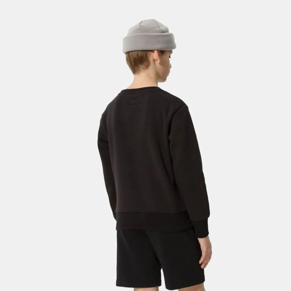 Jordan Jumpman Essentials Crew Παιδική Μπλούζα Φούτερ Black 4 Jordan Jumpman Essentials Crew Παιδική Μπλούζα Φούτερ Black - Image 2