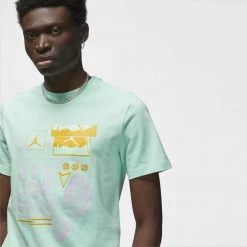 Jordan Brand Ανδρικό T-Shirt MINT FOAM -Lifestyle Ρούχα Εκπτώσεις jordan m j brand gfx ss crew 2 2