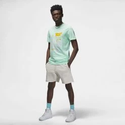 Jordan Brand Ανδρικό T-Shirt MINT FOAM -Lifestyle Ρούχα Εκπτώσεις jordan m j brand gfx ss crew 2 3