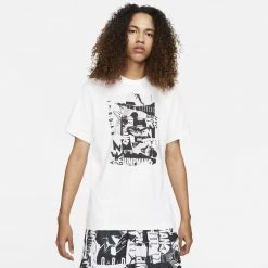 Jordan Jumpman Flight Ανδρικό T-Shirt White/Black