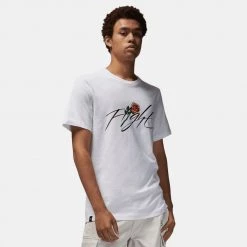 Jordan Brand Sorry Crew Ανδρικό T-shirt WHITE