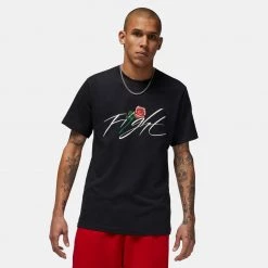 Jordan Brand Sorry Crew Ανδρικό T-shirt BLACK