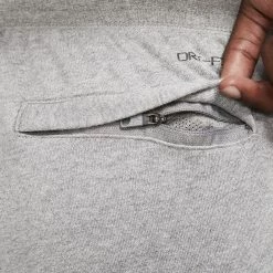 Jordan Dri-FIT Air Fleece Ανδρικό Παντελόνι Jogger CARBON HEATHER/BLACK -Lifestyle Ρούχα Εκπτώσεις jordan m j df air flc pant 10