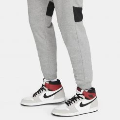 Jordan Dri-FIT Air Fleece Ανδρικό Παντελόνι Jogger CARBON HEATHER/BLACK -Lifestyle Ρούχα Εκπτώσεις jordan m j df air flc pant 11