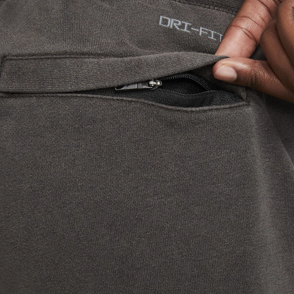 Jordan Dri-FIT Air Fleece Ανδρικό Παντελόνι Jogger Black/White 7 Jordan Dri-FIT Air Fleece Ανδρικό Παντελόνι Jogger Black/White - Image 5