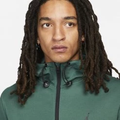 Jordan Dri-FIT Air Ανδρική Ζακέτα NOBLE GREEN/BLACK -Lifestyle Ρούχα Εκπτώσεις jordan m j df air stmt flc fz hoodie 2