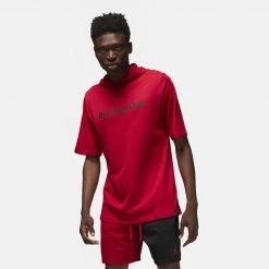 Jordan Dri-FIT Sport BC Ανδρική Μπλούζα με Κουκούλα GYM RED/WHITE