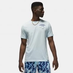 Jordan Dri-FIT Sport BC Ανδρικό T-Shirt GLACIER BLUE/FRENCH BLUE