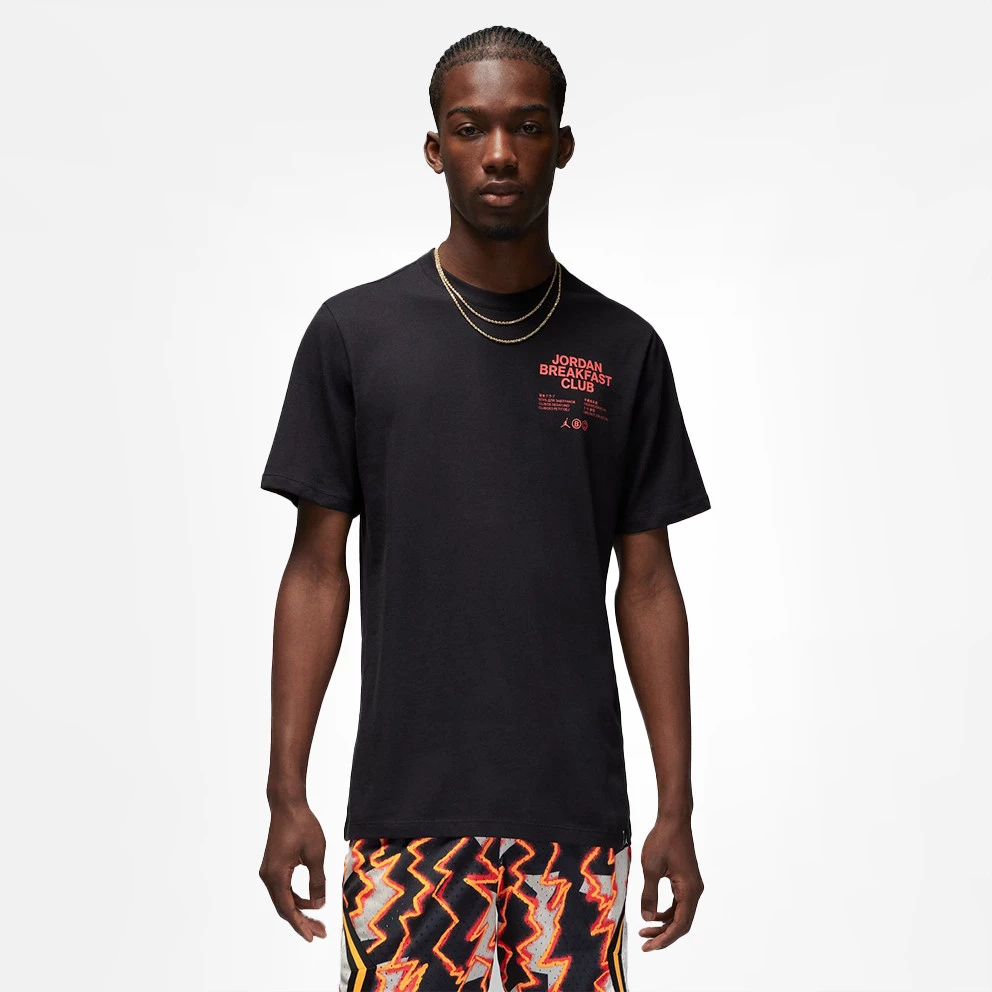 Jordan Dri-FIT Sport BC Ανδρικό T-Shirt BLACK/TURF ORANGE 3 Jordan Dri-FIT Sport BC Ανδρικό T-Shirt BLACK/TURF ORANGE