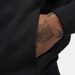 Jordan Dri-FIT Sport BC Ανδρική Μπλούζα με Κουκούλα BLACK/LT LIQUID LIME -Lifestyle Ρούχα Εκπτώσεις jordan m j df sprt csvr bc gfx flc po 12