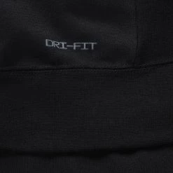 Jordan Dri-FIT Sport Crossover Ανδρική Μπλούζα με Κουκούλα BLACK/WHITE -Lifestyle Ρούχα Εκπτώσεις jordan m j df sprt csvr flc po 4