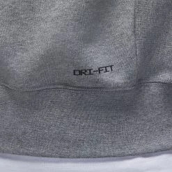 Jordan Dri-FIT Sport Fleece Crew Ανδρική Μπλούζα Φούτερ CARBON HEATHER/BLACK -Lifestyle Ρούχα Εκπτώσεις jordan m j df sprt csvr flc po crew 2