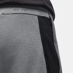 Jordan Dri-FIT Sport Air Ανδρικό Παντελόνι Φόρμας CARBON HEATHER/BLACK/BLACK -Lifestyle Ρούχα Εκπτώσεις jordan m j df sprt stmt air flc pant 4