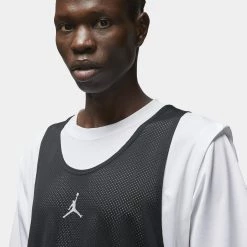 Jordan Dri-FIT Sport Ανδρικό T-shirt WHITE/WHITE/BLACK/REFLECTIVE SILV -Lifestyle Ρούχα Εκπτώσεις jordan m j df sprt stmt ss top 2