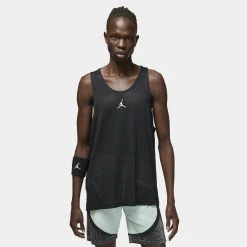 Jordan Dri-FIT Sport Ανδρικό T-shirt WHITE/WHITE/BLACK/REFLECTIVE SILV -Lifestyle Ρούχα Εκπτώσεις jordan m j df sprt stmt ss top 3