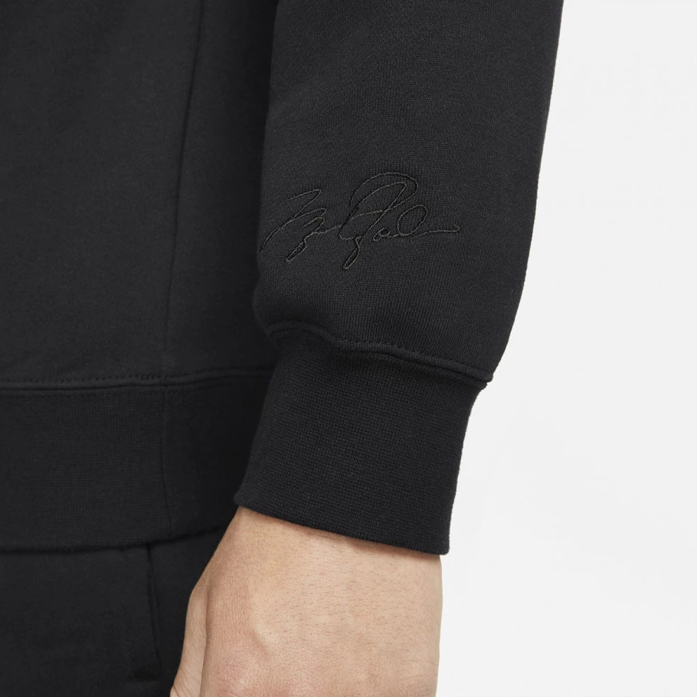 Jordan Essentials Fleece Ανδρικό Φούτερ Black 5 Jordan Essentials Fleece Ανδρικό Φούτερ Black - Image 3