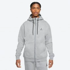 Jordan Essentials Ανδρική Ζακέτα CARBON HEATHER