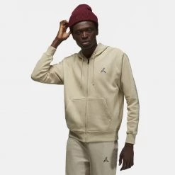 Jordan Essentials Ανδρική Ζακέτα RATTAN/WHITE