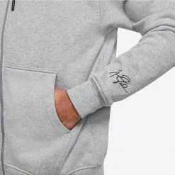 Jordan Essentials Ανδρική Ζακέτα CARBON HEATHER -Lifestyle Ρούχα Εκπτώσεις jordan m j ess flc fz hoodie 27