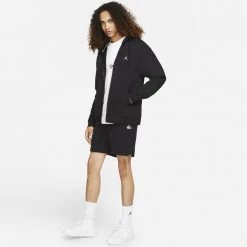 Jordan Essentials Ανδρική Ζακέτα Black 11 Jordan Essentials Ανδρική Ζακέτα Black -Lifestyle Ρούχα Εκπτώσεις jordan m j ess flc fz hoodie 32