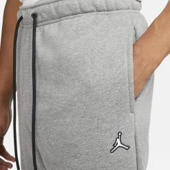 Jordan Essentials Fleece Ανδρικό Παντελόνι Φόρμας CARBON HEATHER -Lifestyle Ρούχα Εκπτώσεις jordan m j ess flc pant 29