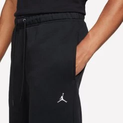 Jordan Essentials Ανδρικό Παντελόνι Φόρμας Black -Lifestyle Ρούχα Εκπτώσεις jordan m j ess flc pant 32
