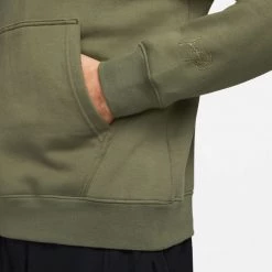 Jordan Essentials Ανδρικό Φλις Φούτερ MEDIUM OLIVE -Lifestyle Ρούχα Εκπτώσεις jordan m j ess flc po hoodie 26