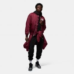 Jordan Essential Ανδρικό Παντελόνι Φόρμας BLACK -Lifestyle Ρούχα Εκπτώσεις jordan m j ess gfx flc winter pant 6