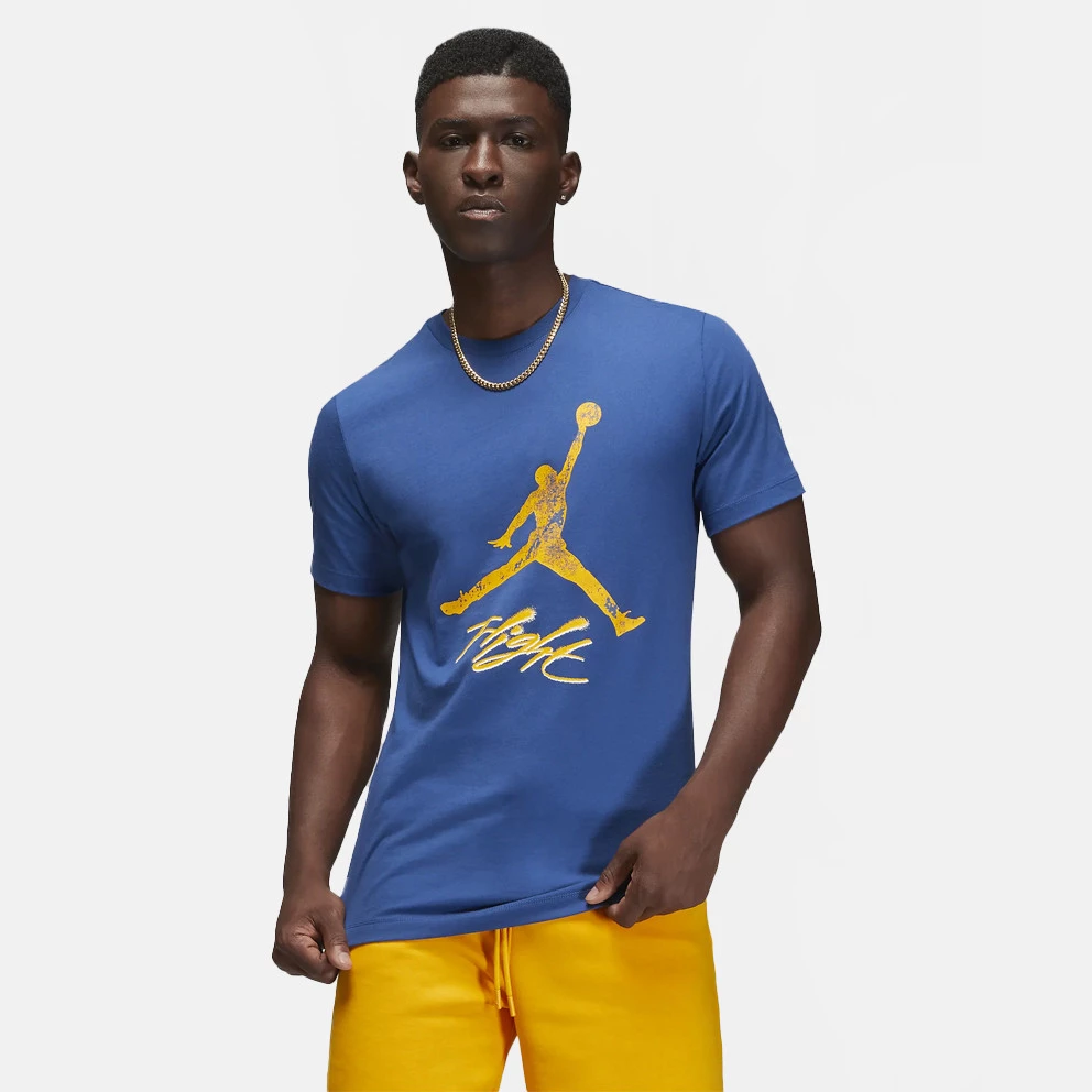 Jordan Essentials Jumpman Ανδρικό T-Shirt FRENCH BLUE/TAXI/WHITE 3 Jordan Essentials Jumpman Ανδρικό T-Shirt FRENCH BLUE/TAXI/WHITE