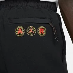 Jordan Essentials Mountainside Ανδρικό Παντελόνι Φόρμας Black -Lifestyle Ρούχα Εκπτώσεις jordan m j ess mntn gfx pant 9