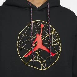 Jordan Essentials Mountainside Ανδρική Μπλούζα με Κουκούλα Black -Lifestyle Ρούχα Εκπτώσεις jordan m j ess mntn gfx po 5