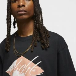 Jordan Essentials '85 Ανδρικό T-Shirt Black -Lifestyle Ρούχα Εκπτώσεις jordan m j ess stmt 85 ss crew 2