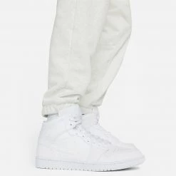 Jordan Essentials Statement Ανδρικό Fleece Παντελόνι Φόρμας OATMEAL HEATHER -Lifestyle Ρούχα Εκπτώσεις jordan m j ess stmt flc pant 15