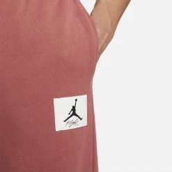 Jordan Essentials Statement Ανδρικό Fleece Παντελόνι Φόρμας CANYON RUST -Lifestyle Ρούχα Εκπτώσεις jordan m j ess stmt flc pant 2