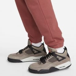 Jordan Essentials Statement Ανδρικό Fleece Παντελόνι Φόρμας CANYON RUST -Lifestyle Ρούχα Εκπτώσεις jordan m j ess stmt flc pant 4