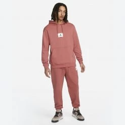 Jordan Essentials Statement Ανδρικό Fleece Παντελόνι Φόρμας CANYON RUST -Lifestyle Ρούχα Εκπτώσεις jordan m j ess stmt flc pant 5