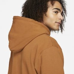 Jordan Essentials Statement Ανδρικό Φούτερ με Κουκούλα DESERT BRONZE -Lifestyle Ρούχα Εκπτώσεις jordan m j ess stmt flc po 10