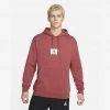 Jordan Essentials Statement Ανδρικό Φούτερ με Κουκούλα CANYON RUST -Lifestyle Ρούχα Εκπτώσεις jordan m j ess stmt flc po