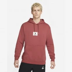 Jordan Essentials Statement Ανδρικό Φούτερ με Κουκούλα CANYON RUST