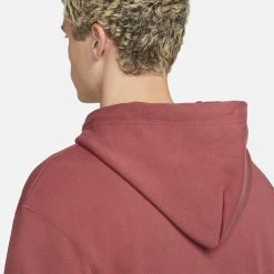 Jordan Essentials Statement Ανδρικό Φούτερ με Κουκούλα CANYON RUST -Lifestyle Ρούχα Εκπτώσεις jordan m j ess stmt flc po 3