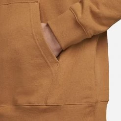 Jordan Essentials Statement Ανδρικό Φούτερ με Κουκούλα DESERT BRONZE -Lifestyle Ρούχα Εκπτώσεις jordan m j ess stmt flc po 9