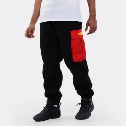 Jordan Essentials Mountainside Fleece Ανδρικό Παντελόνι Φόρμας BLACK -Lifestyle Ρούχα Εκπτώσεις jordan m j ess stmt mntn flc pant 2