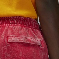 Jordan Essential Ανδρικό Παντελόνι Φόρμας FIRE RED -Lifestyle Ρούχα Εκπτώσεις jordan m j ess stmt wash flc pant 10