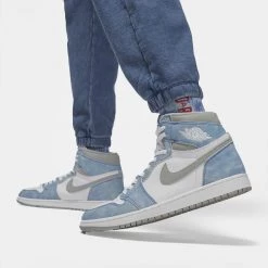 Jordan Essential Ανδρικό Παντελόνι Φόρμας FRENCH BLUE -Lifestyle Ρούχα Εκπτώσεις jordan m j ess stmt wash flc pant 17