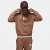 Jordan Essential Washed Fleece Ανδρική Μπλούζα με Κουκούλα MINERAL CLAY -Lifestyle Ρούχα Εκπτώσεις jordan m j ess stmt wash flc po 6