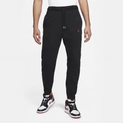 Jordan Essential Warm Up Ανδρικό Παντελόνι Φόρμας BLACK/GYM RED