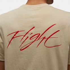 Jordan Artist Series X Jacob Rochester Ανδρικό T-shirt RATTAN/WHITE -Lifestyle Ρούχα Εκπτώσεις jordan m j flt artst ss crew 2 3